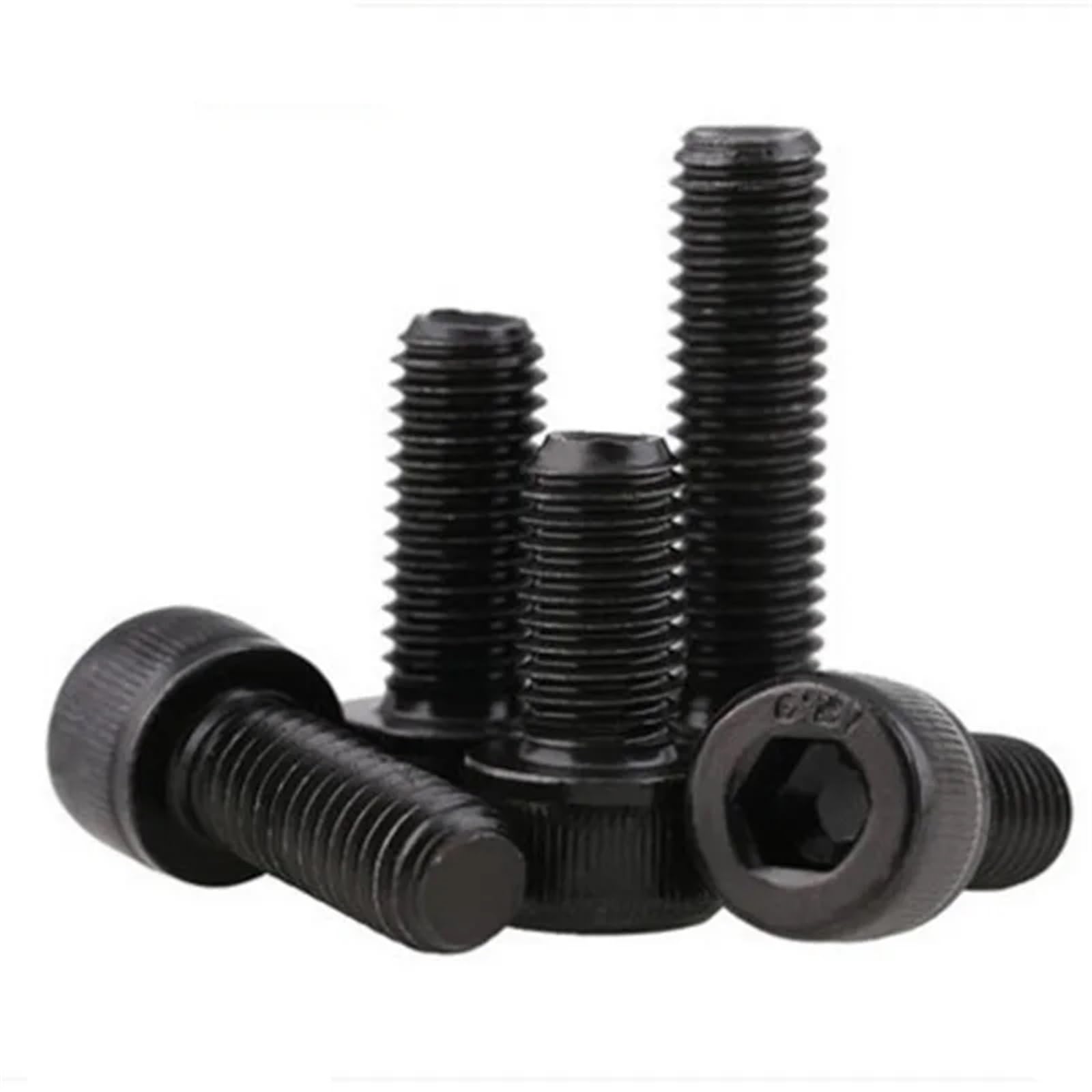 Bulloni a testa esagonale incassata, 20 pz/lotto DIN912 12. 9 Nero Esagonale Esagono Incassato Vite a(20mm)
