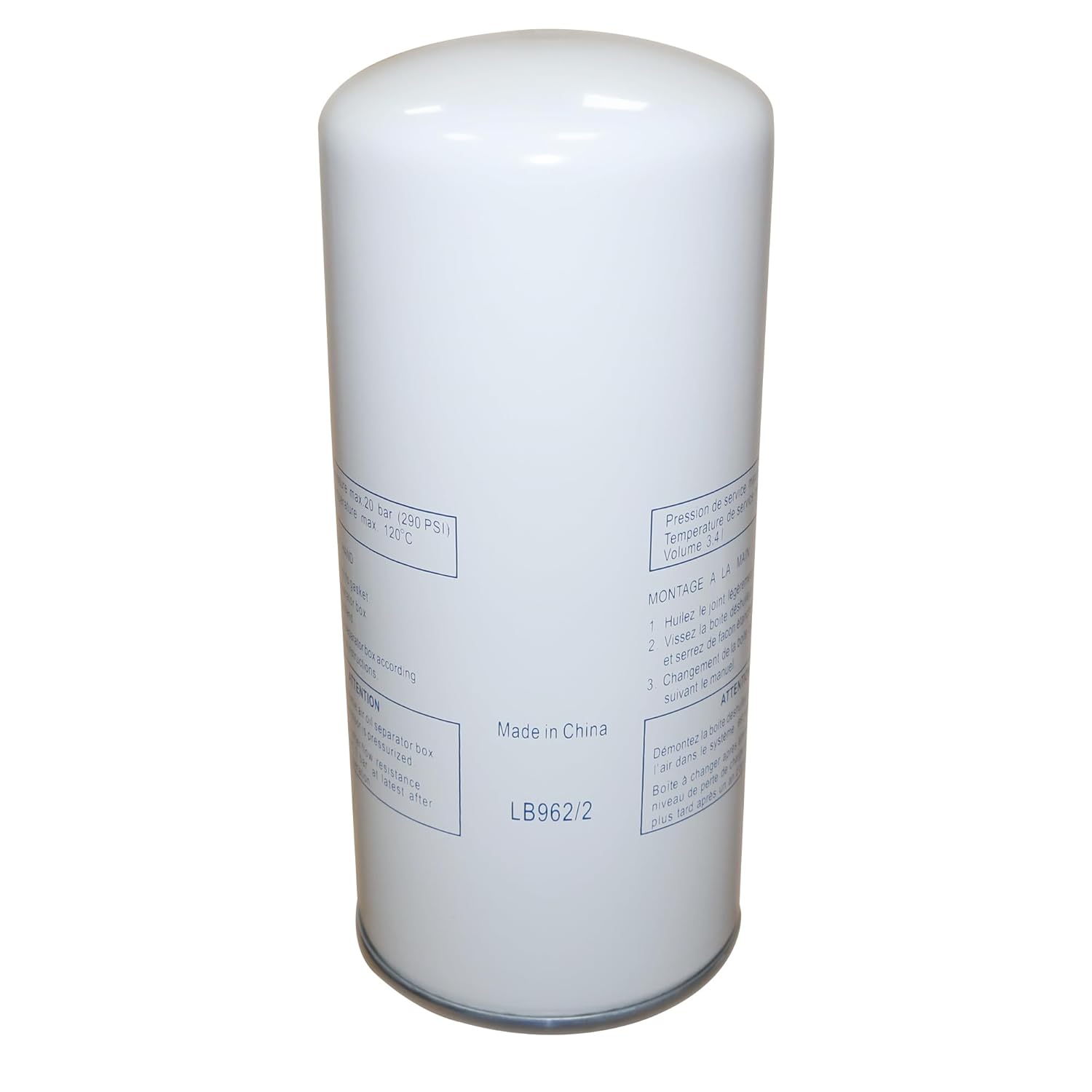 LB962/2 Air-Oil Separator Replacement Part Compatible with Various Models Air Compressor 2205406508 6221347800 2605530030