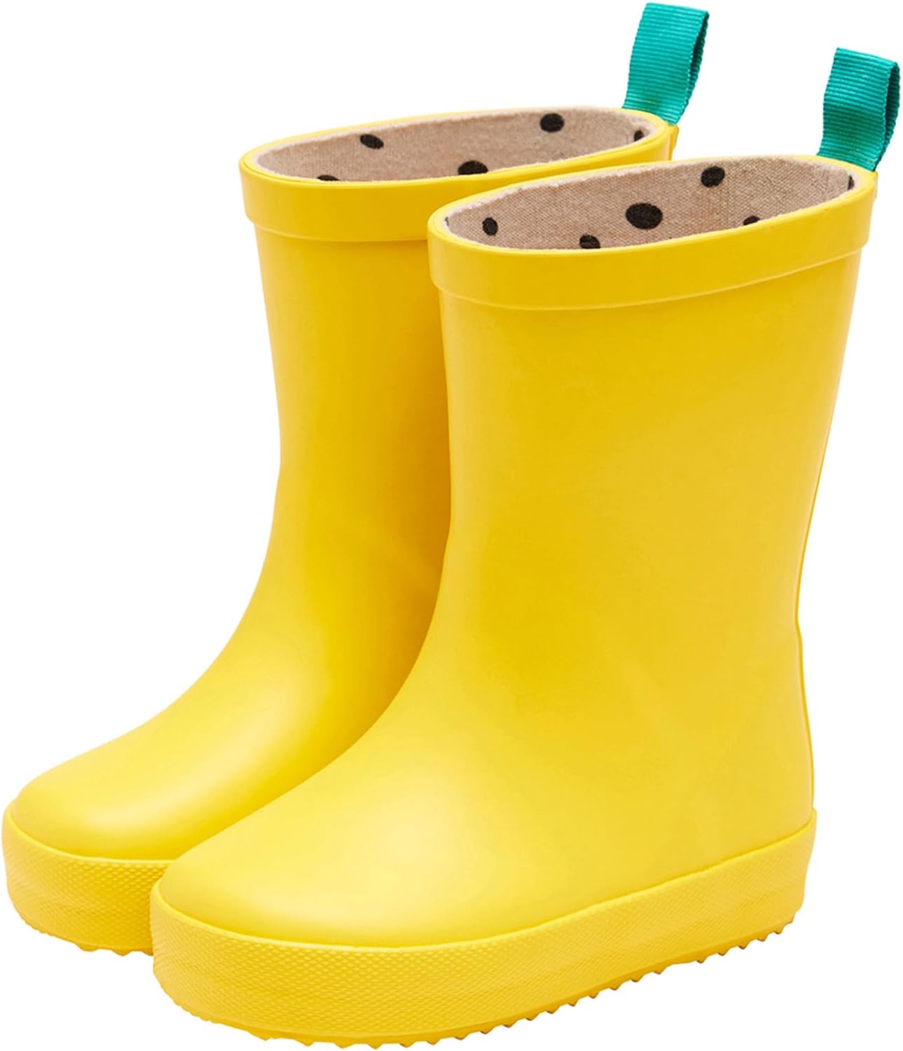 Ten Little Toddler Rain Boots for Girls & Boys, APMA-Approved Kids Rain Boots - Waterproof, Lightweight, Flexible Rubber Toddler Rainboots with Enhanced Traction