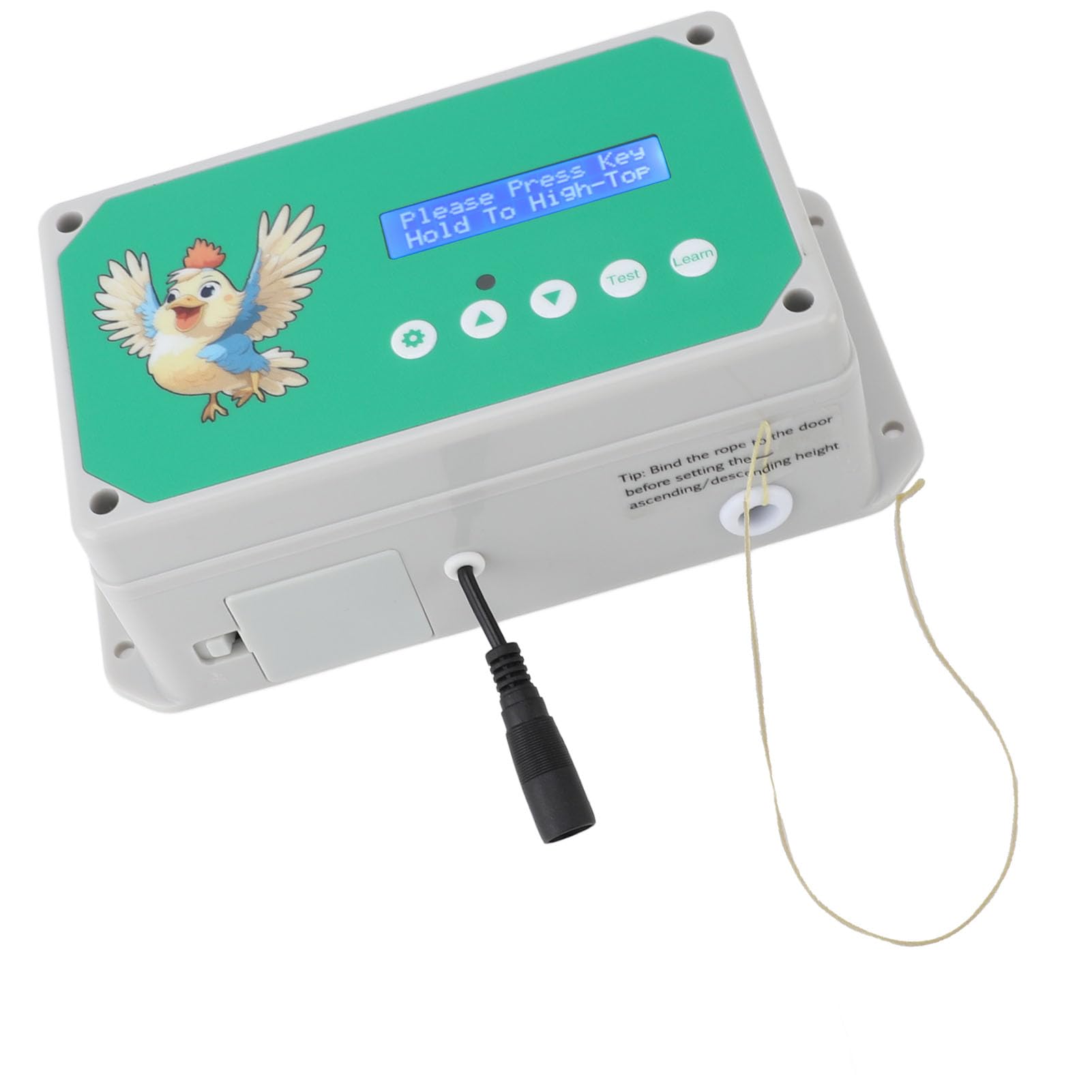 Automatischer Geflügelhaustüröffner mit Timer, LED-Display, EU-Stecker