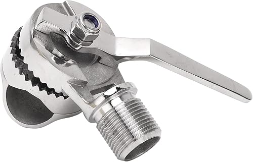 Miniatura 7 de Aramox Marine Boat - Soportes de antena VHF, montaje de trinquete de rosca de 1 pulgada, montaje de base ajustable de acero inoxidable 316 para