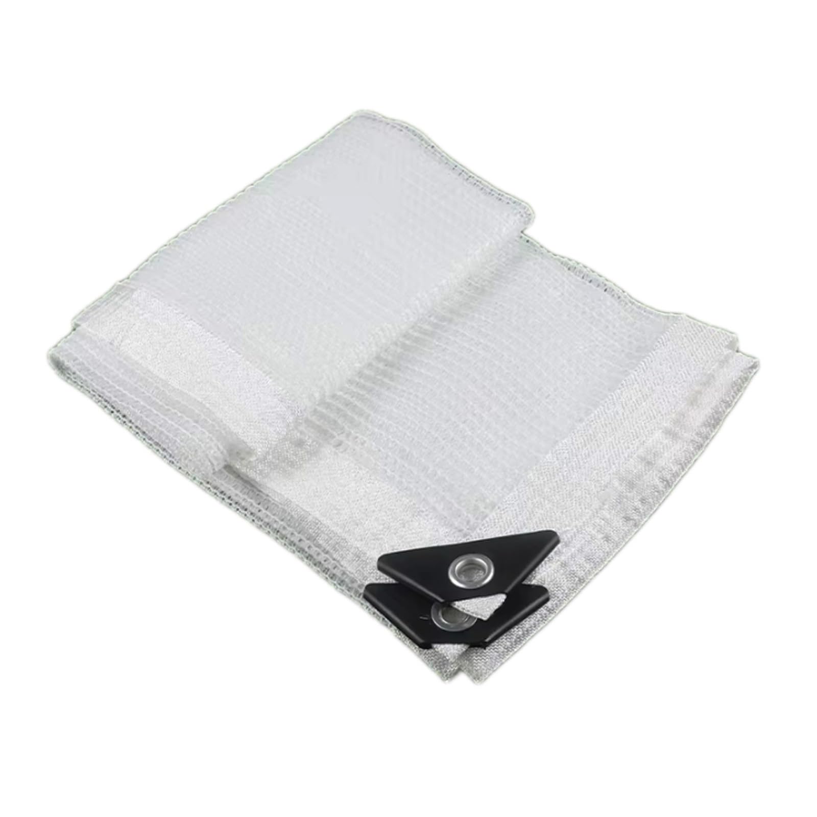 Garden Shade Cloth White 50% Sunblock, Sun Shade Net for Patio, Breathable UV Protection 2x2.0m 2x3.0m 2x4.0m 5x6.0m 5x8.0m Greenhouse Shading Netting for Plants Greenhouse Outdoor, with Grommets(3x3.
