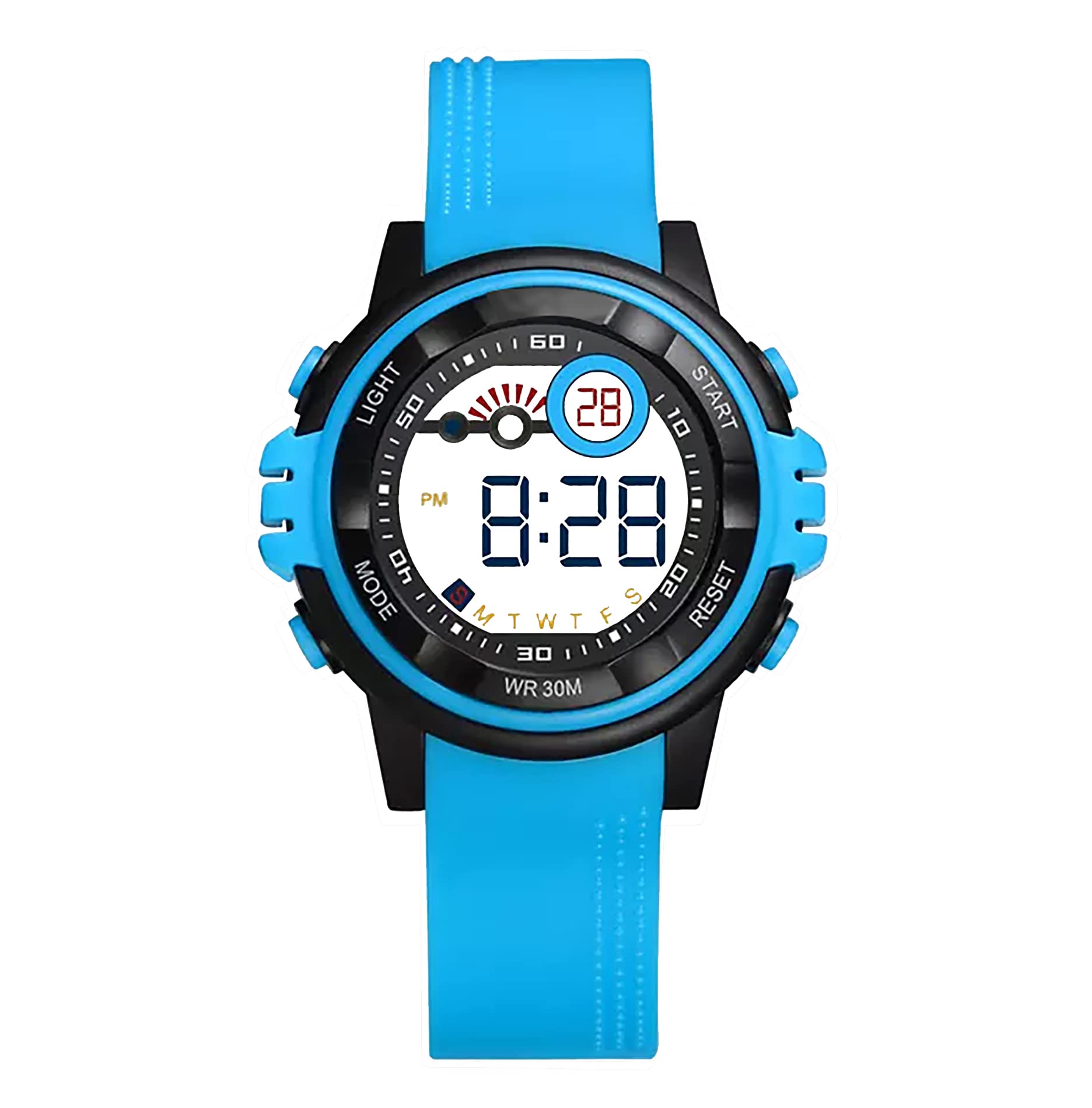 Time Up Digital Dial Waterproof Alarm Small Dial Kids Watch for Boys & Girls (Age:4-10 Years)-8373-X (Sky Blue) (B0BKSMY85P) Amazon Price History, Amazon Price Tracker