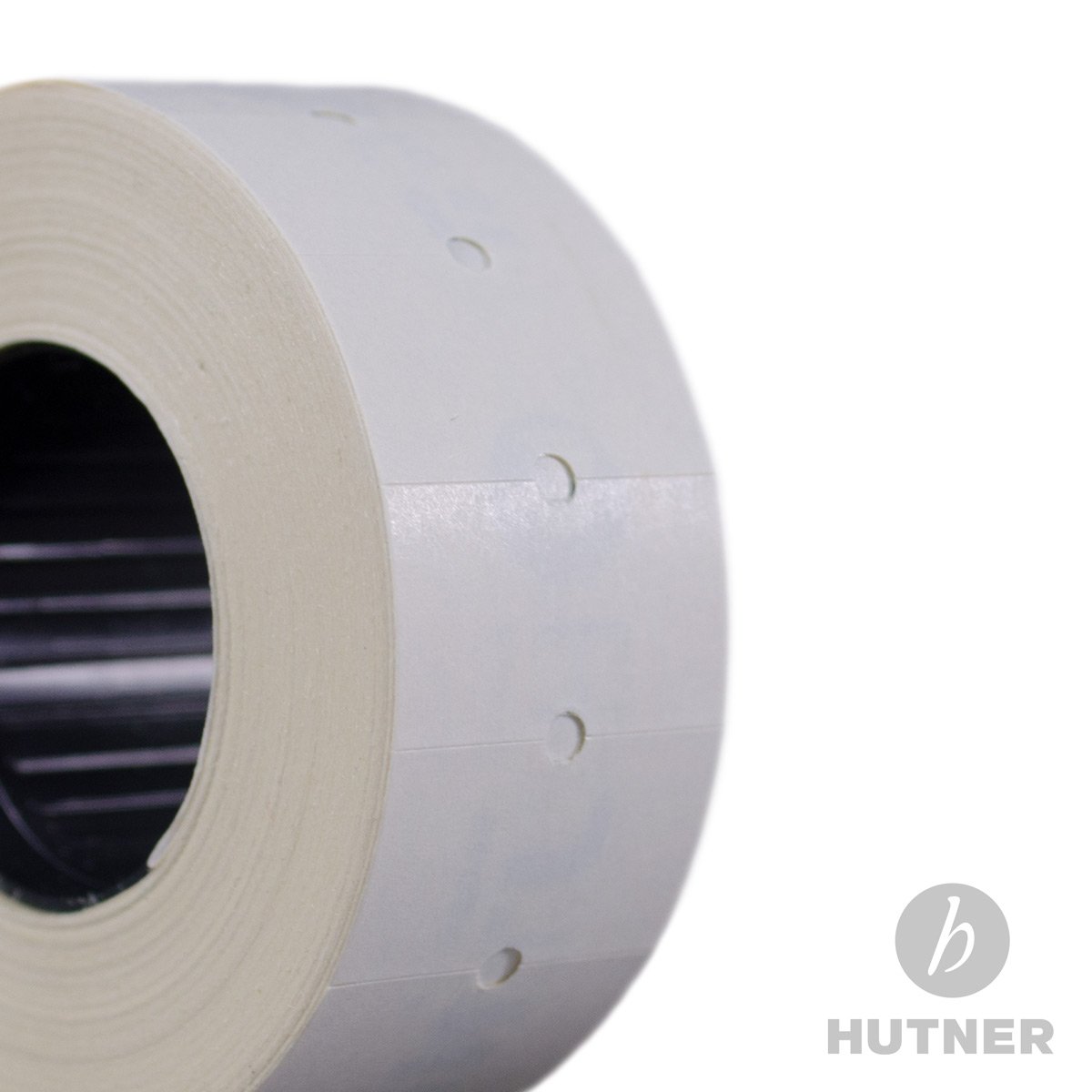 30 Rollen Preisetiketten 21x12RE weiss permanent | 30.000 Etiketten | Preisauszeichner Etiketten | Auszeichner Etiketten | HUTNER