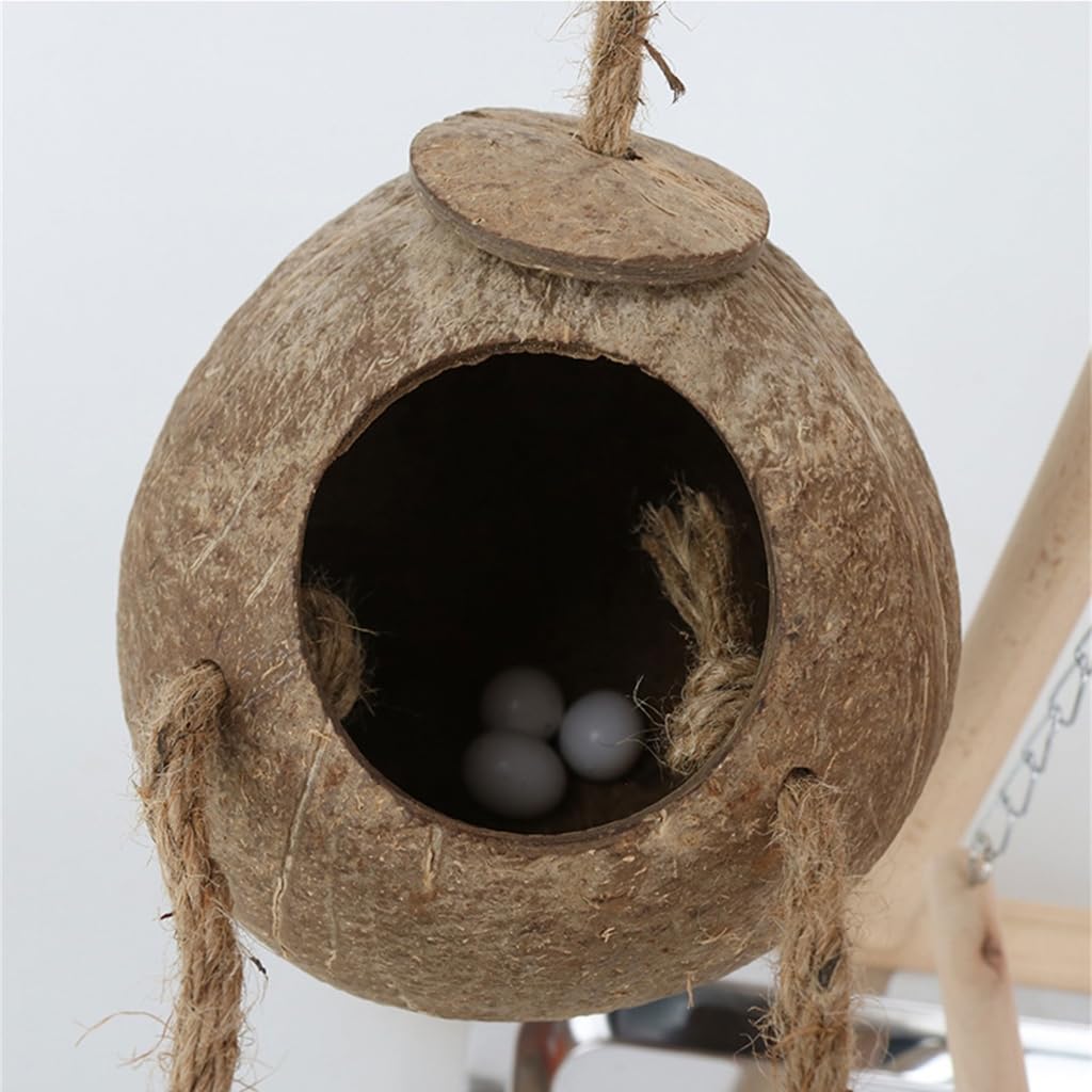 Lovebird Budgies klatka okoń stojak z drabiną huśtawka gniazdo wspinaczka zestaw zabawek