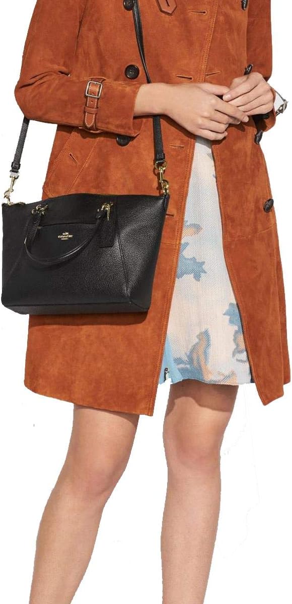 COACH Women's Prairie Satchel Crossbody (IM/Black)