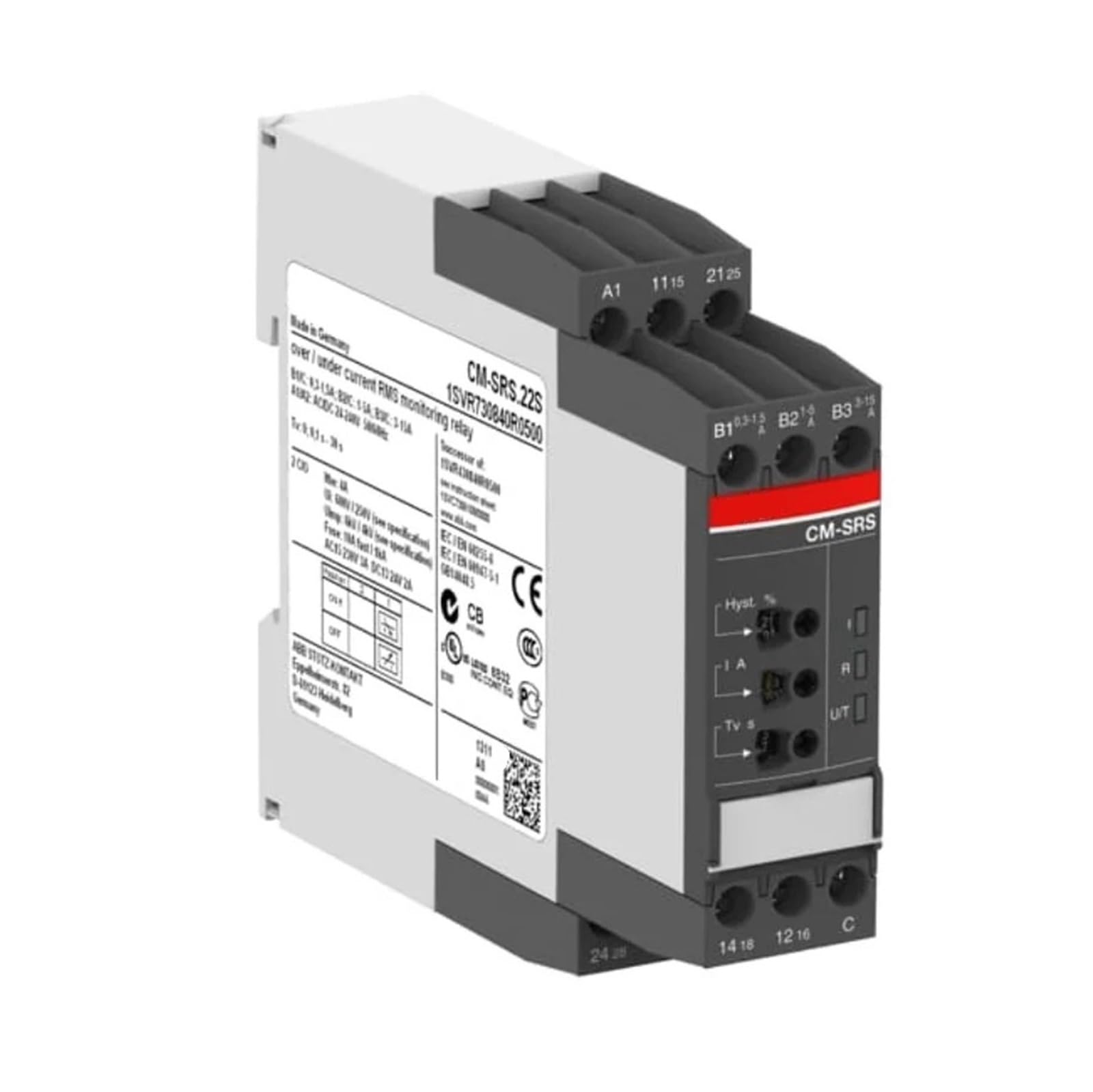 WQGQPXOB Relay CM-SRS.22S 2c/o 0.3-15A 220-240VAC 1SVR730841R1500