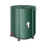 CALANDIS Foldable Rain Barrel Portable Water Storage Tank for Outdoor Camping Garden 200L