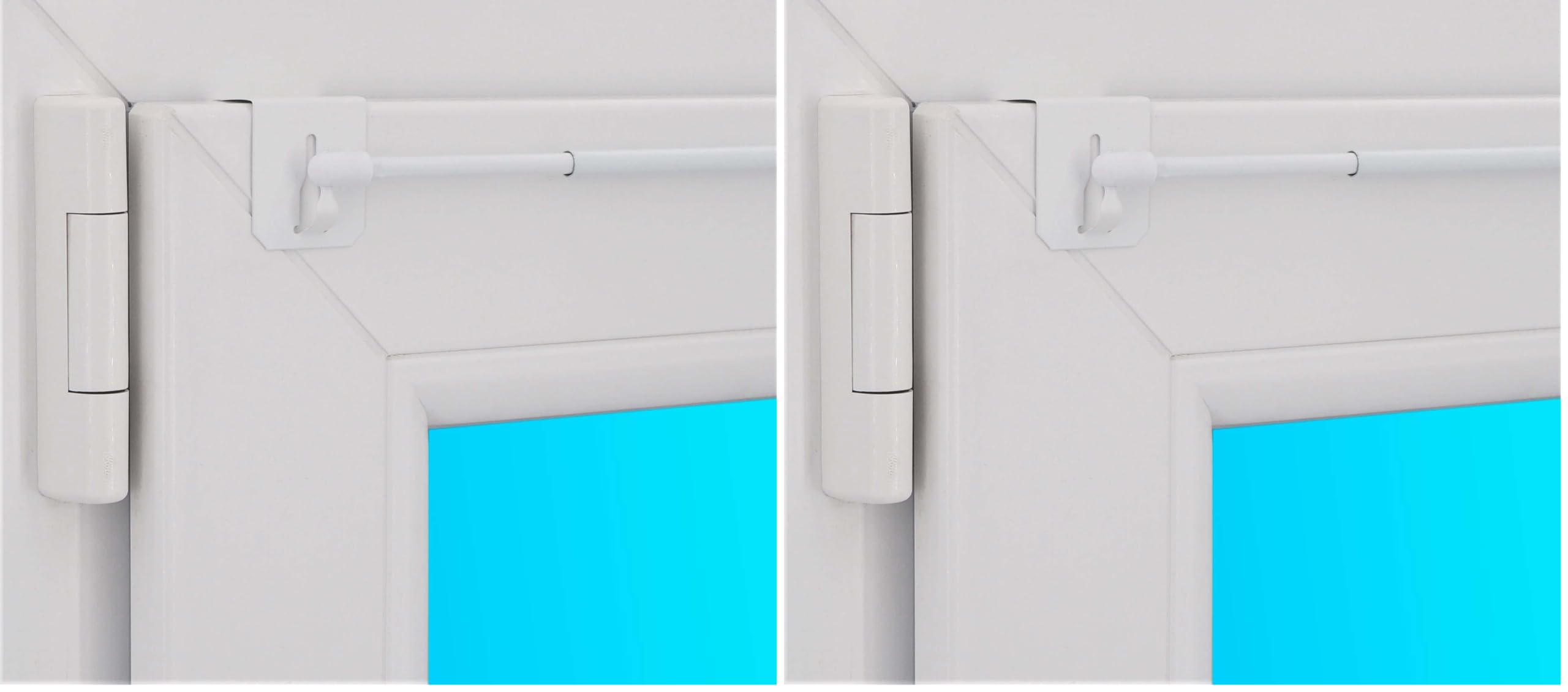 Tringle à rideaux Florida pour fenêtres de location solution de pose haute sans dégât