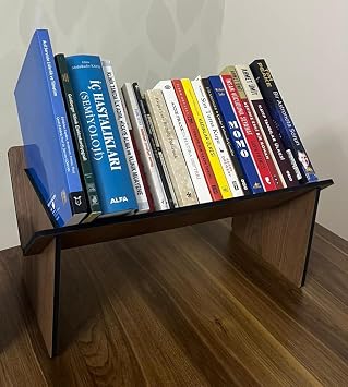 Wooden Desktop Bookcase Mini Shelf Desktop Book Organizer Organizer 34cm and 50cm (50cm)