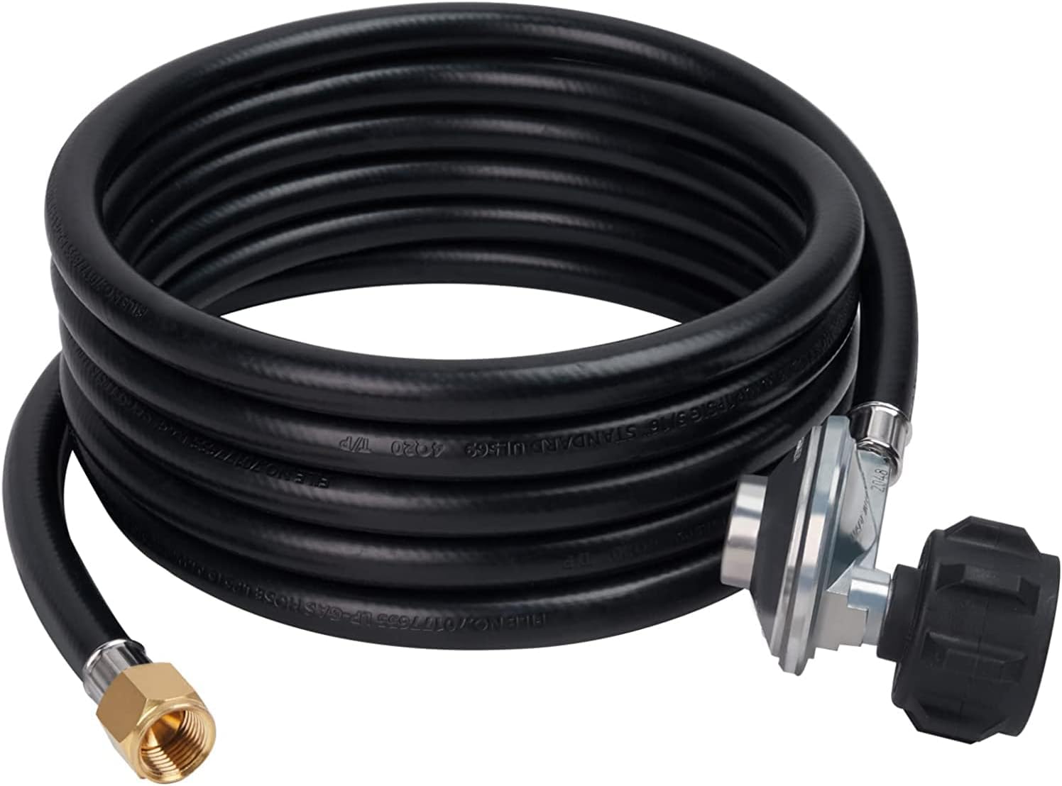 SHINESTAR 12ft Propane Hose with Regulator for Propane Fire