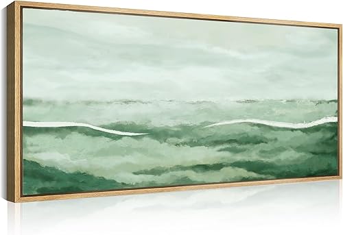 Miniatura 57 de ANHUIB Arte de pared de Jesús de 16 x 24 pulgadas, arte de pared de Jesús alimenta a los 5000, juego de 3 lienzos enmarcados, decoración de pared