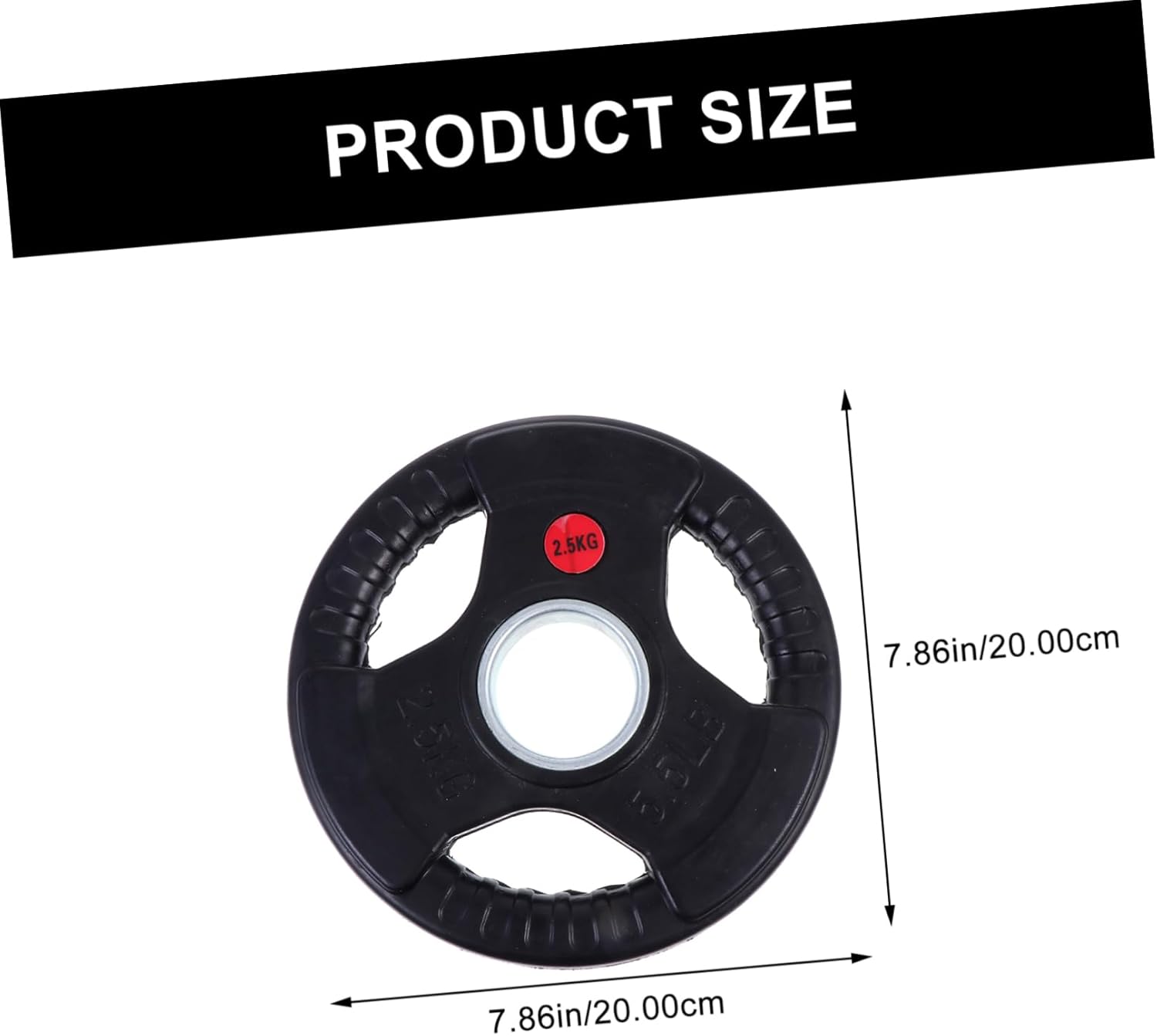 Totority 1pc Wear for Barbell Dual-use Home Gym Accessory Comfortable Grip for Strength Training Cast Iron Plate Safe and