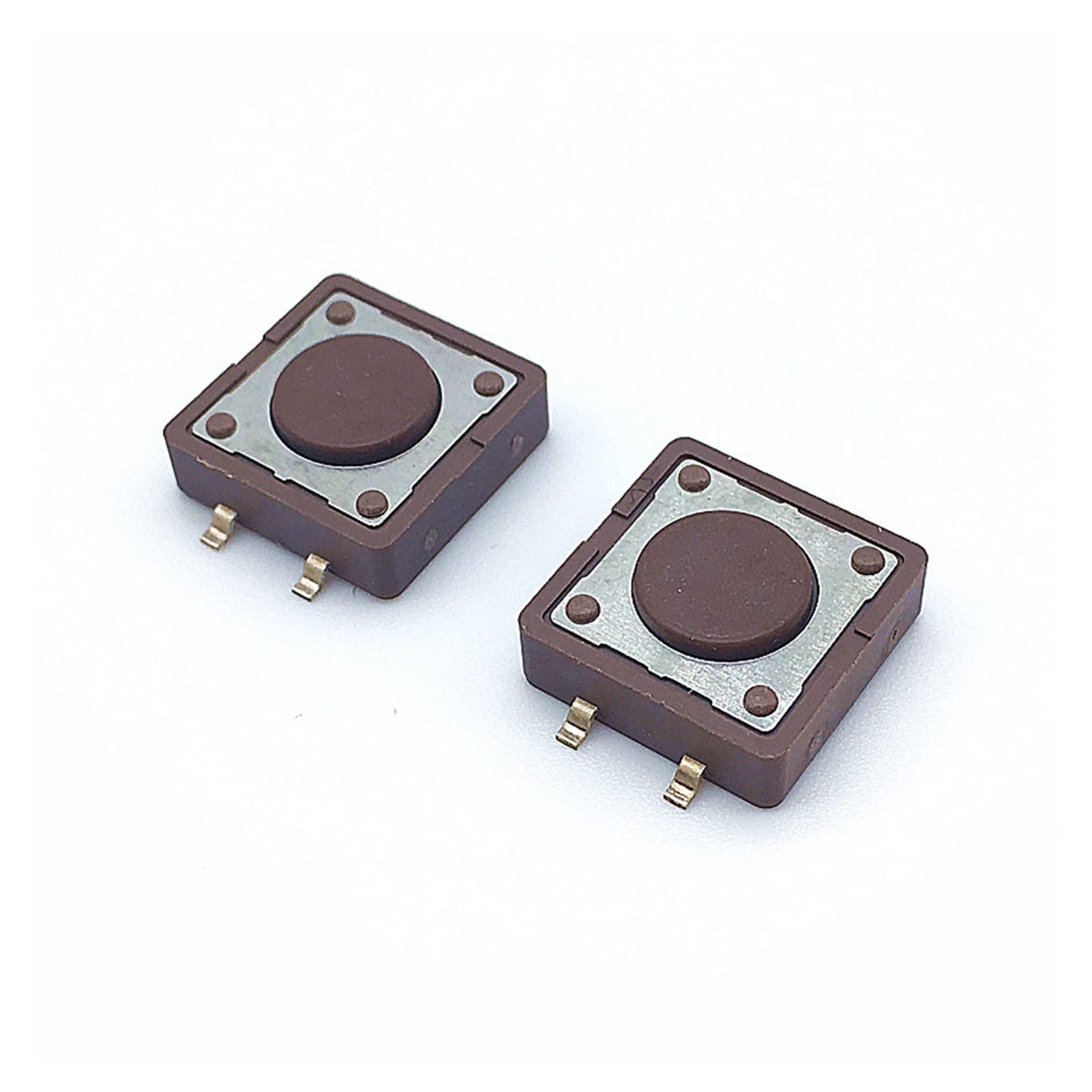 Bouton-Poussoir Tactile 12x12x4.3mm pour Remplacer un Micro Interrupteur Défectueux ou Bloqué 10Pcs