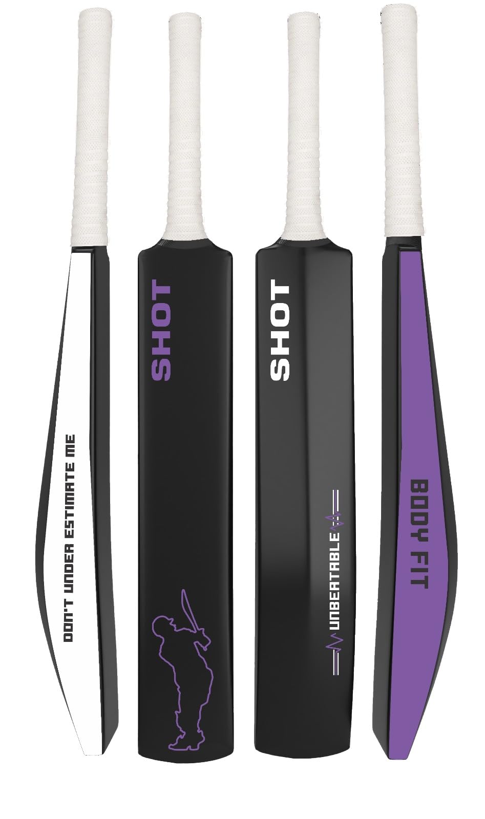 Bodyfit Cricket Bat, Power Drive Shot Series,Anime-Themed Cricket Bat, Classy, Full Size. (Purple)-picture-28