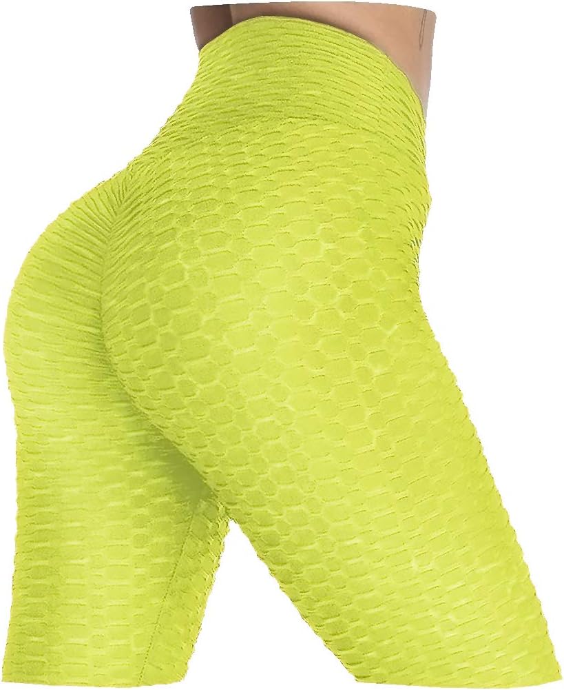 AIMILIA Butt Lifting Anti Cellulite Leggings for Women High Waisted Yoga Pants Workout Tummy Control Sport Tights price in UAE | Amazon UAE