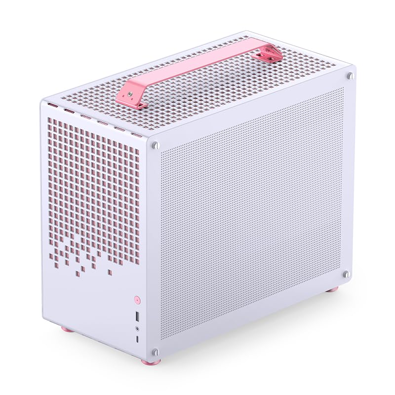 Amazon.co.jp: PCケース M-ATX ケース JONSPLUS Z20 (ピンクホワイト