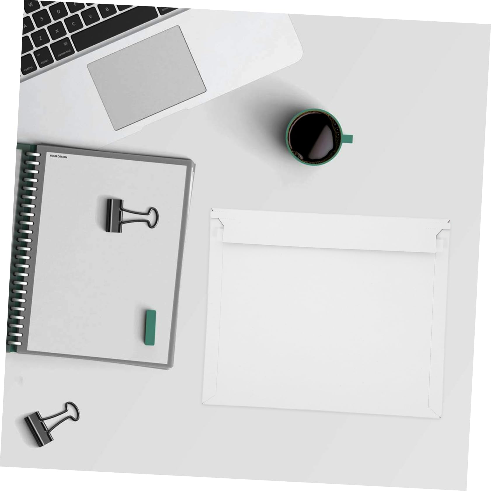 Angoily 20pièces Enveloppes Rigides Plates pour Documents et Dossiers Enveloppes Cartonnées Auto-adhésives pour Photos et Expédition