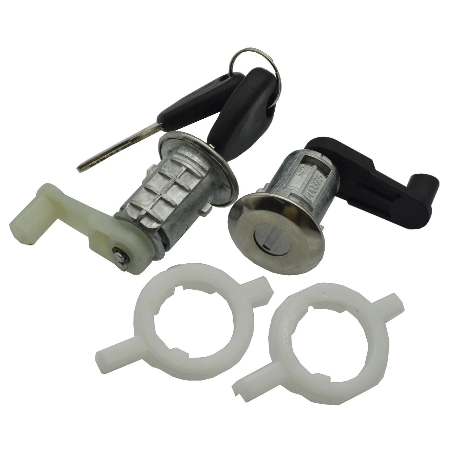 Hzsmyxgs One Color Car Door Lock Compatible With Scenic 1996 1997 1998 1999 2000 2001 2002 2003 7701468981 77014689812 Left Right Door Lock Barrel Cylinder With 2 Key Set