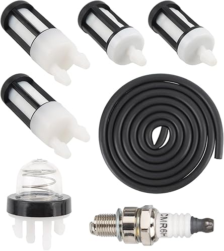 Miniatura 4 de AUTOKAY Filtro de combustible y tubo de combustible para Stihl BR600 BR550 BR500 Soplador de hojas Parte 4282 007 3600, 10 x Filtro de combustible