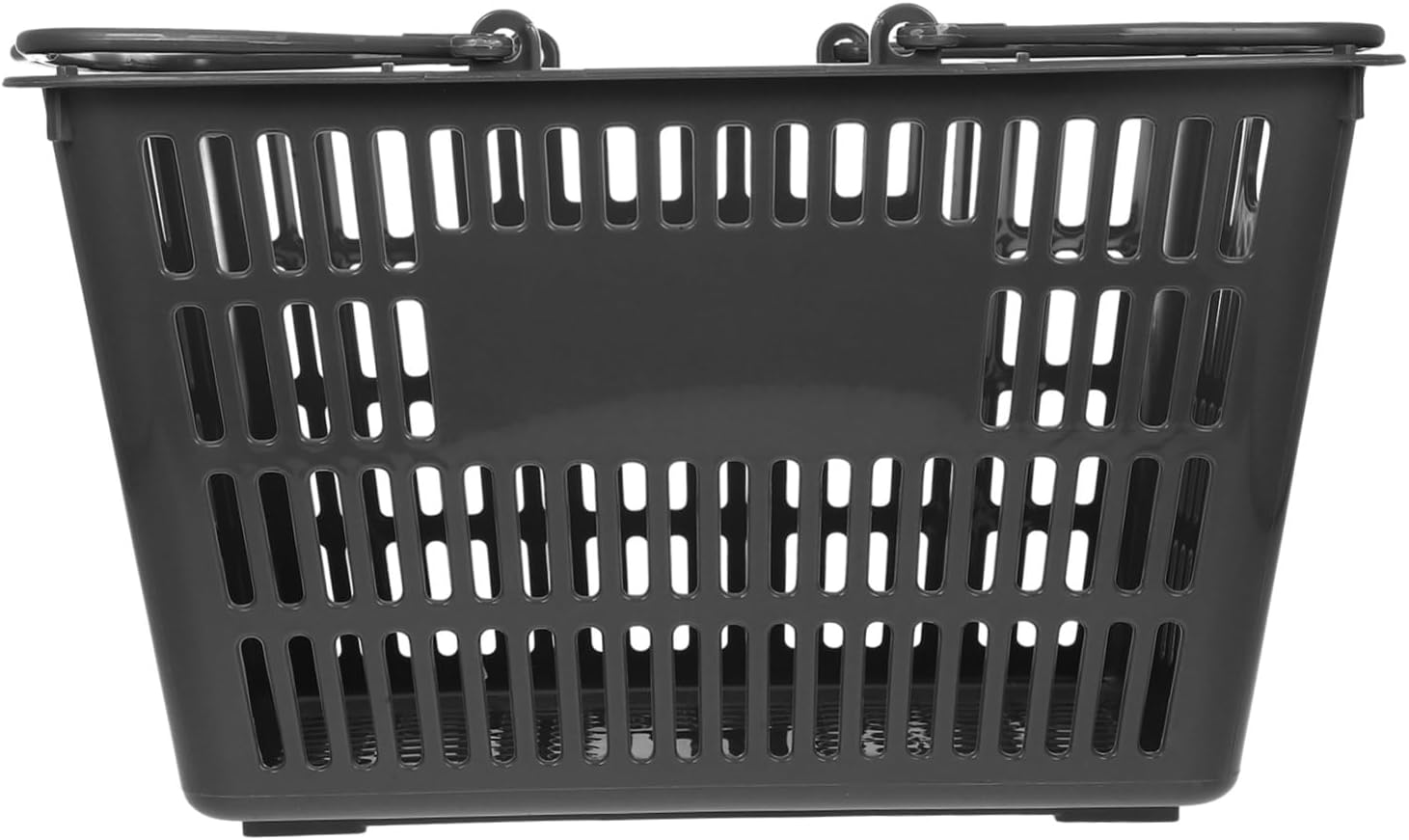 Supermarket Shopping Basket Handle Plastic Storage Basket for Kitchen Portable Vegetable Organizer