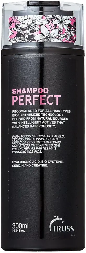 Truss Shampoo Perfect Alexandre Herchcovitch | Higienização Profunda e Recuperação da Fibra Capilar | 300ml
