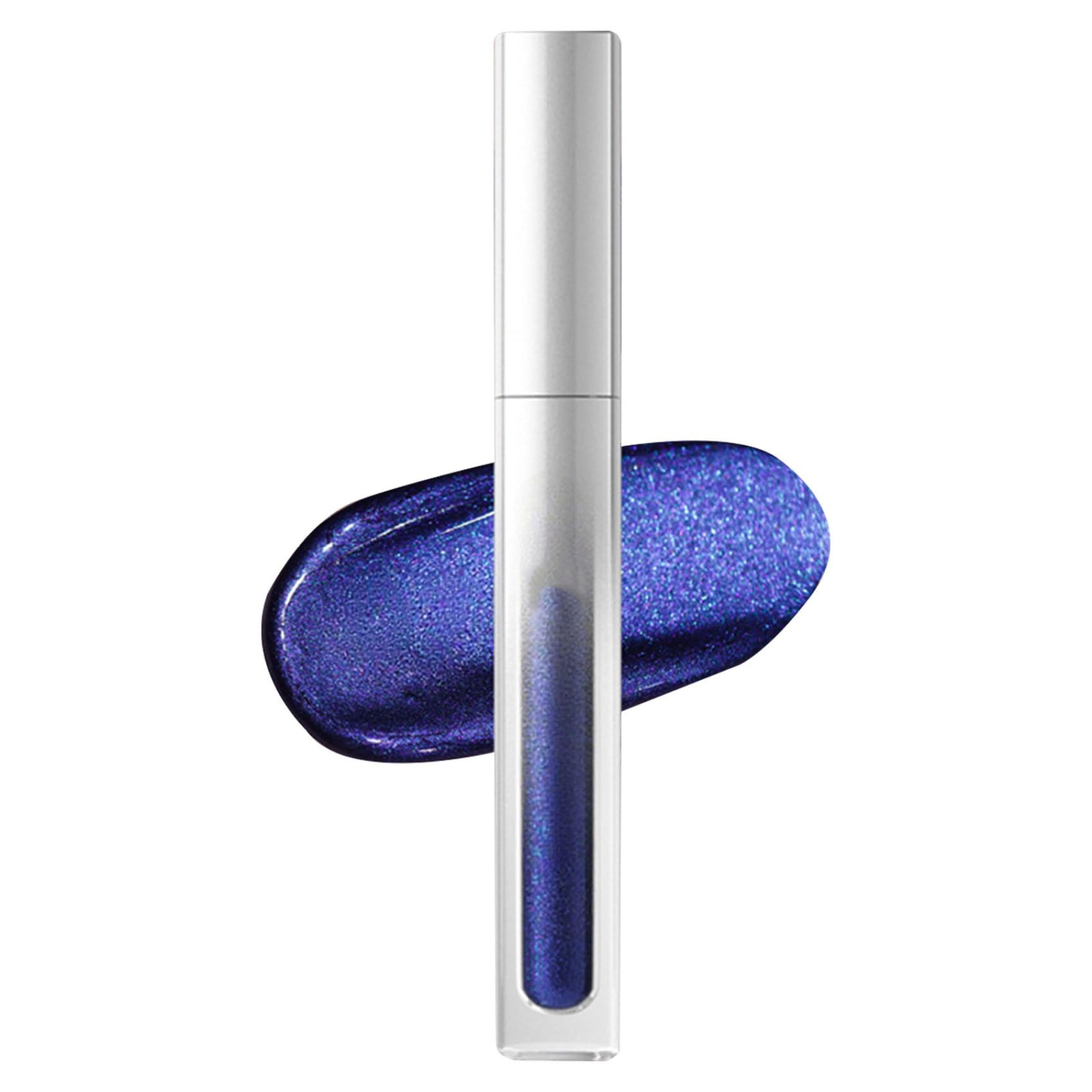JEYPINMI Pearlescent Glitter Liquid Eyeshadow and Lip Gloss 2 in 1 Long Lasting Makeup Must Have Blue One