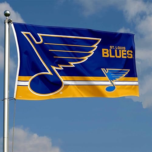 Miniatura 3 de Bandera de San Luis Blues Logo Insignia 3 x 5 pies