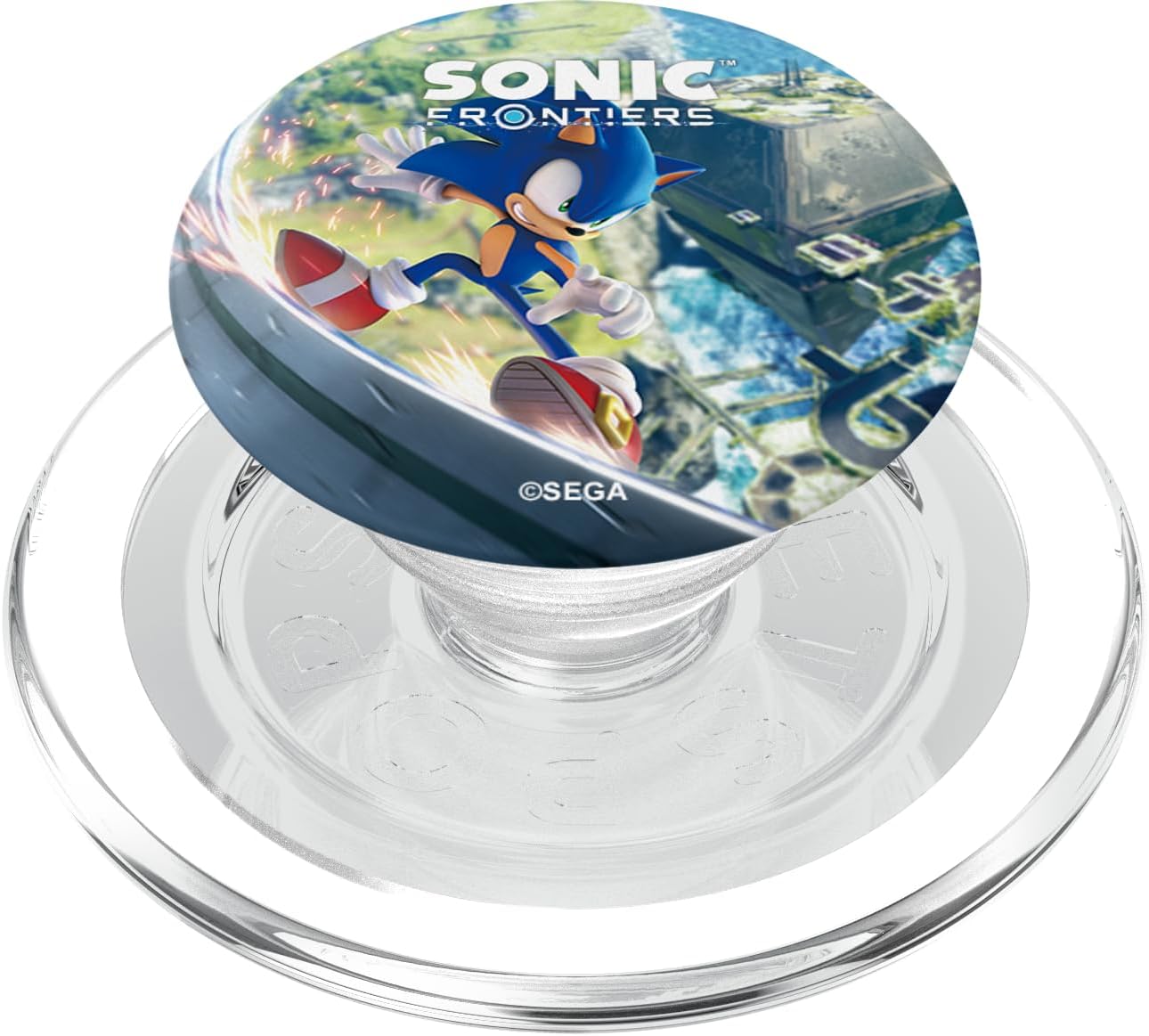 Sonic Frontiers - cover art PopSockets PopWallet for MagSafe