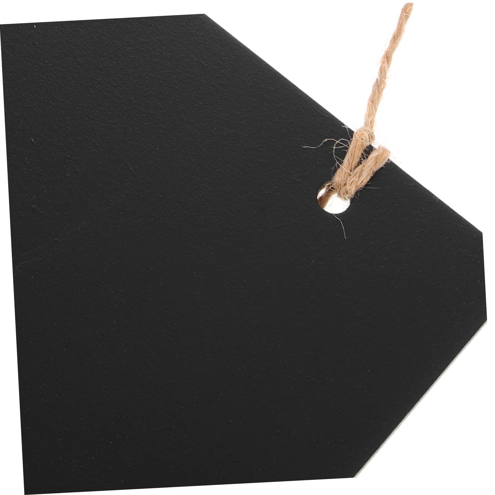 DOITOOL 8 Piezas Tablero de Mensajes Doble Cara de Madera con Cuerda para Colgar Pizarra Borrable y Reutilizable para Decoración de Paredes y Anuncios o Eventos