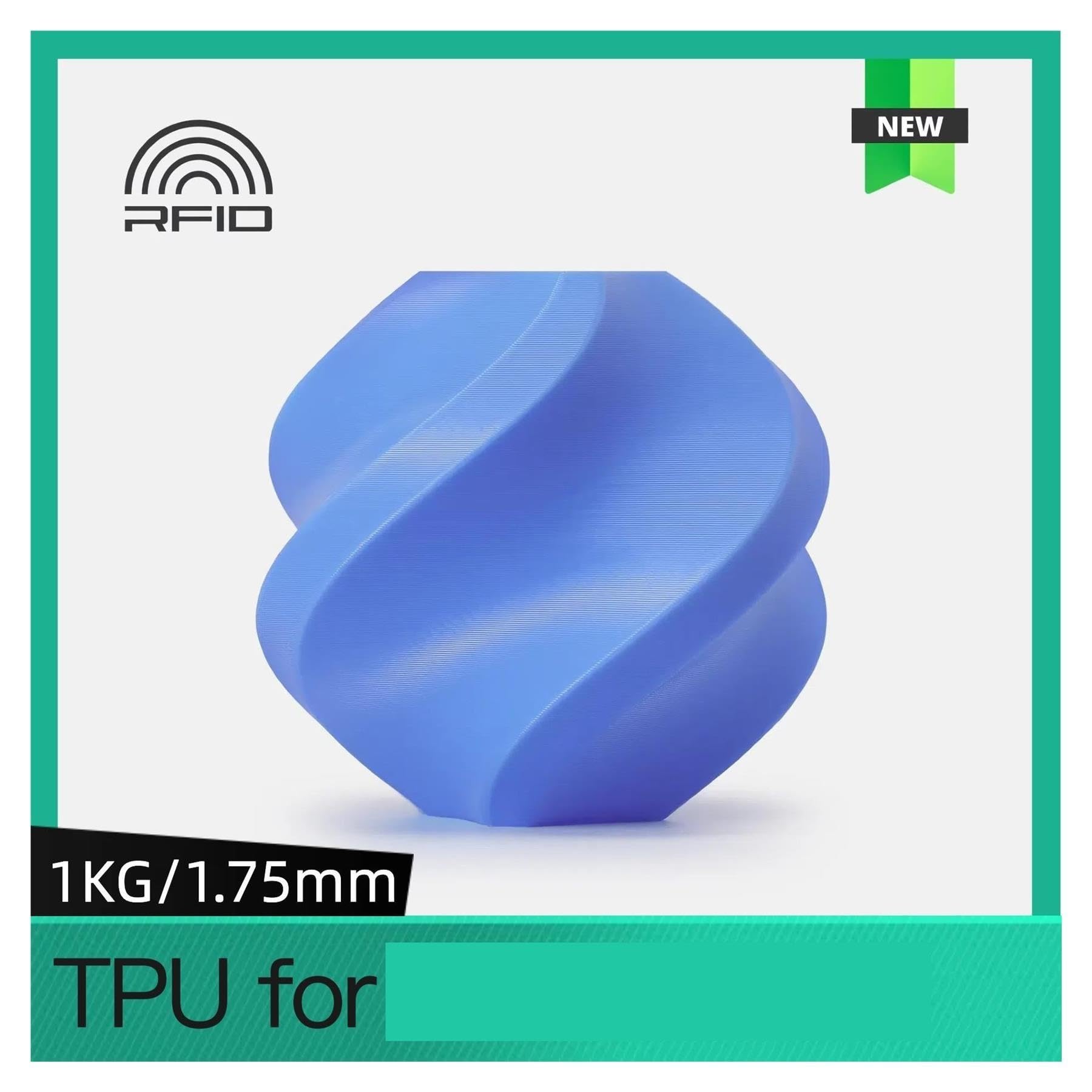 TPU-Filament 1 kg 1,75 mm, kompatibel mit Bambu Lab AMS