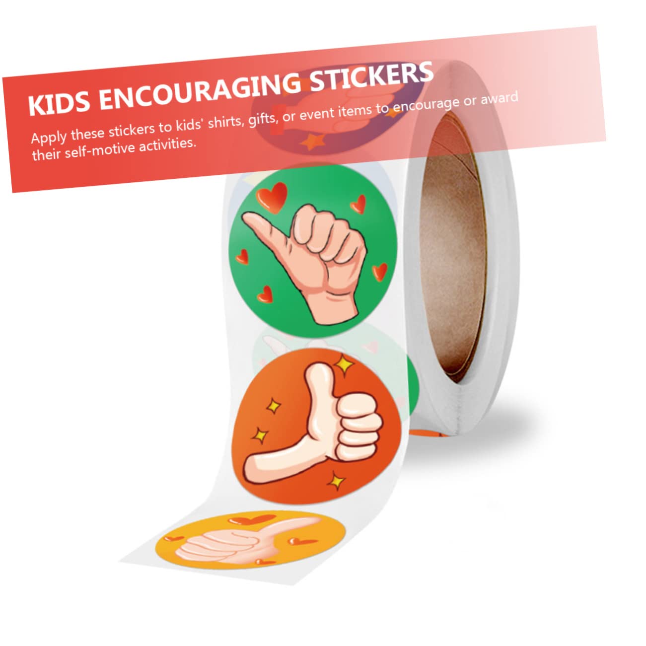 SHINEOFI 18rotoli Adesivi Ricompensa Per Stickers Thumb up Per Insegnanti e Etichette Incentive Creative e Motivazionali Per Abbigliamento e Scolastici
