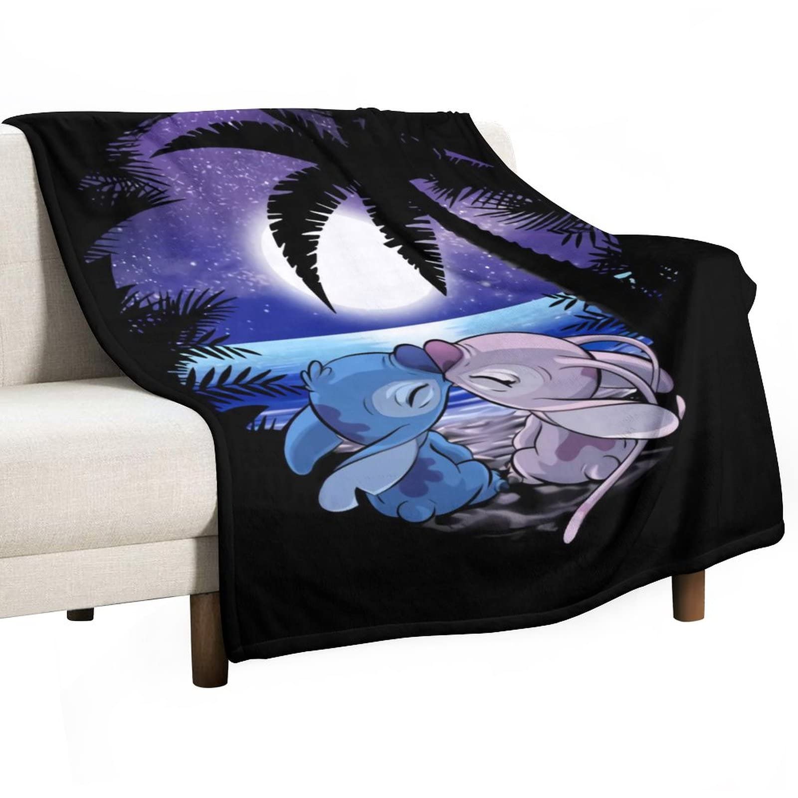 sujie Anime Blanket Ultra-Soft Comfortable Blankets Flannel Fits Couch Sofa Office Suitable for All Season 80X60 inch A