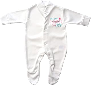 Premature, Tiny Baby My First Mothers Day Pink/Blue Sleepsuit for Boys and Girls (3-8lb) (5-8lb)