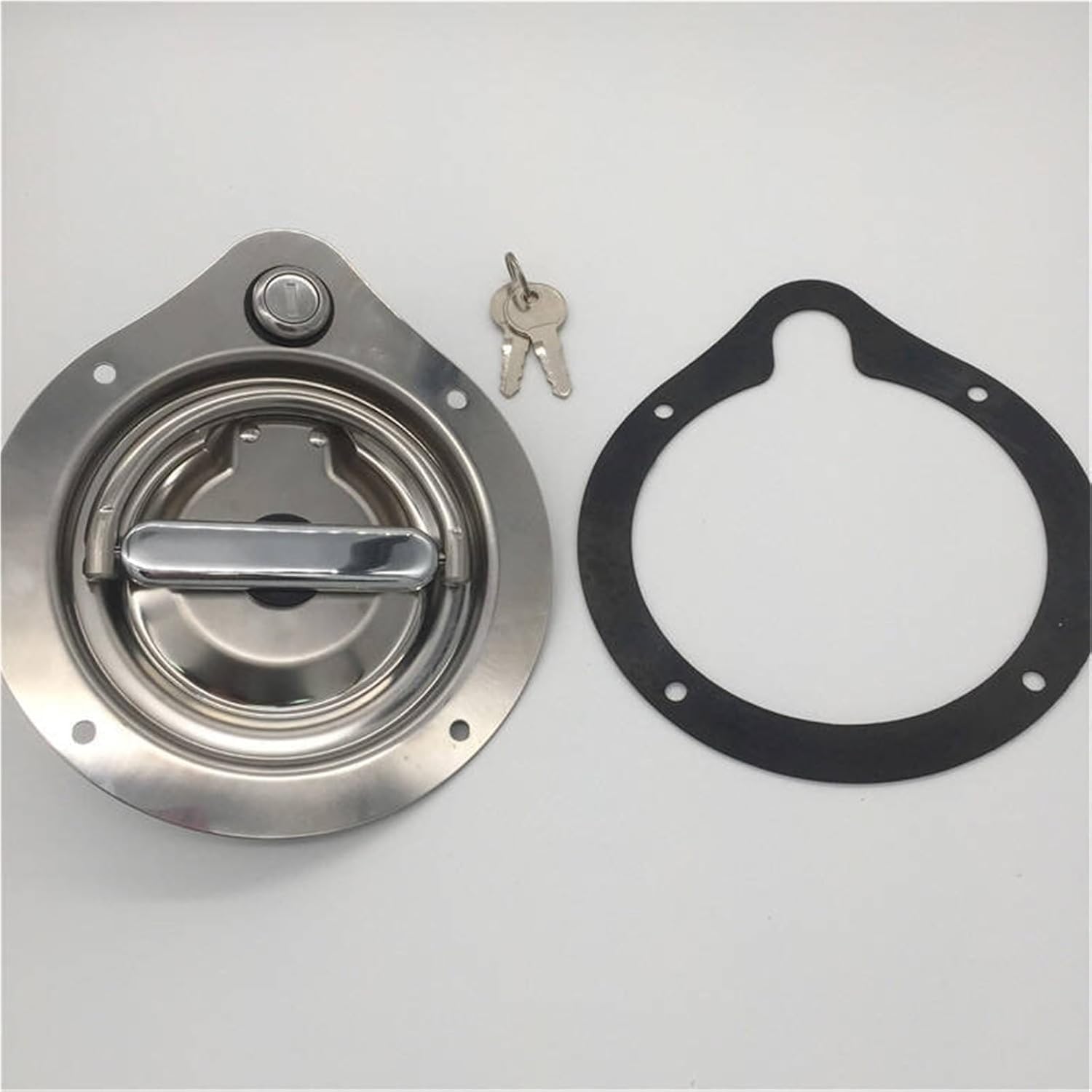 MS200 Stainless Steel Flush D-Ring Locking Handle with D Ring Latch