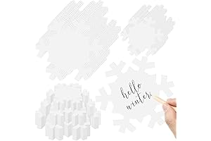 720Pcs Snowflake Paper Cutouts for Exquisite Winter Decor