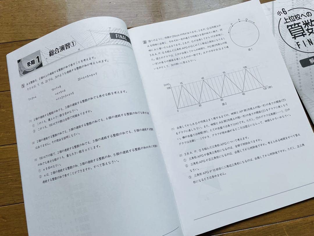 Amazon.co.jp: 早稲田アカデミー 算数 上位校への算数ファイナル