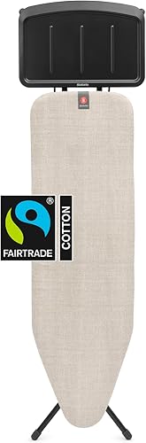 Miniatura 28 de Brabantia - Tabla de planchar C - Soporte extra grande para unidad de vapor - Altura ajustable - Pies de goma antideslizantes - Funda de algodón