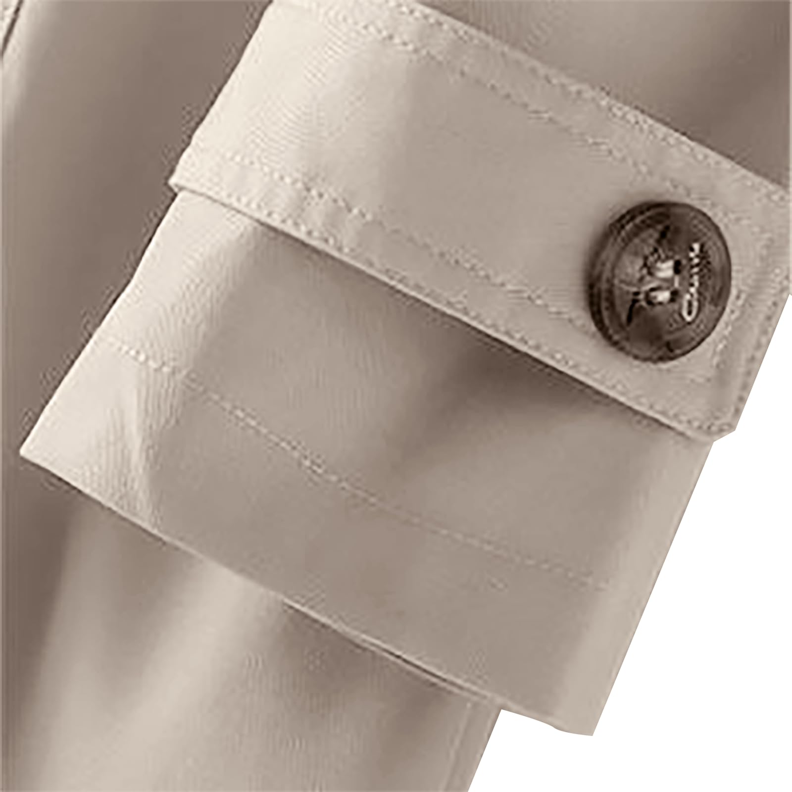 Trench-coat mi-long coupe-vent élégant pour femme coupe-vent léger et respirant coupe slim croisé pour le travail idéal pour l'extérieur collection automne