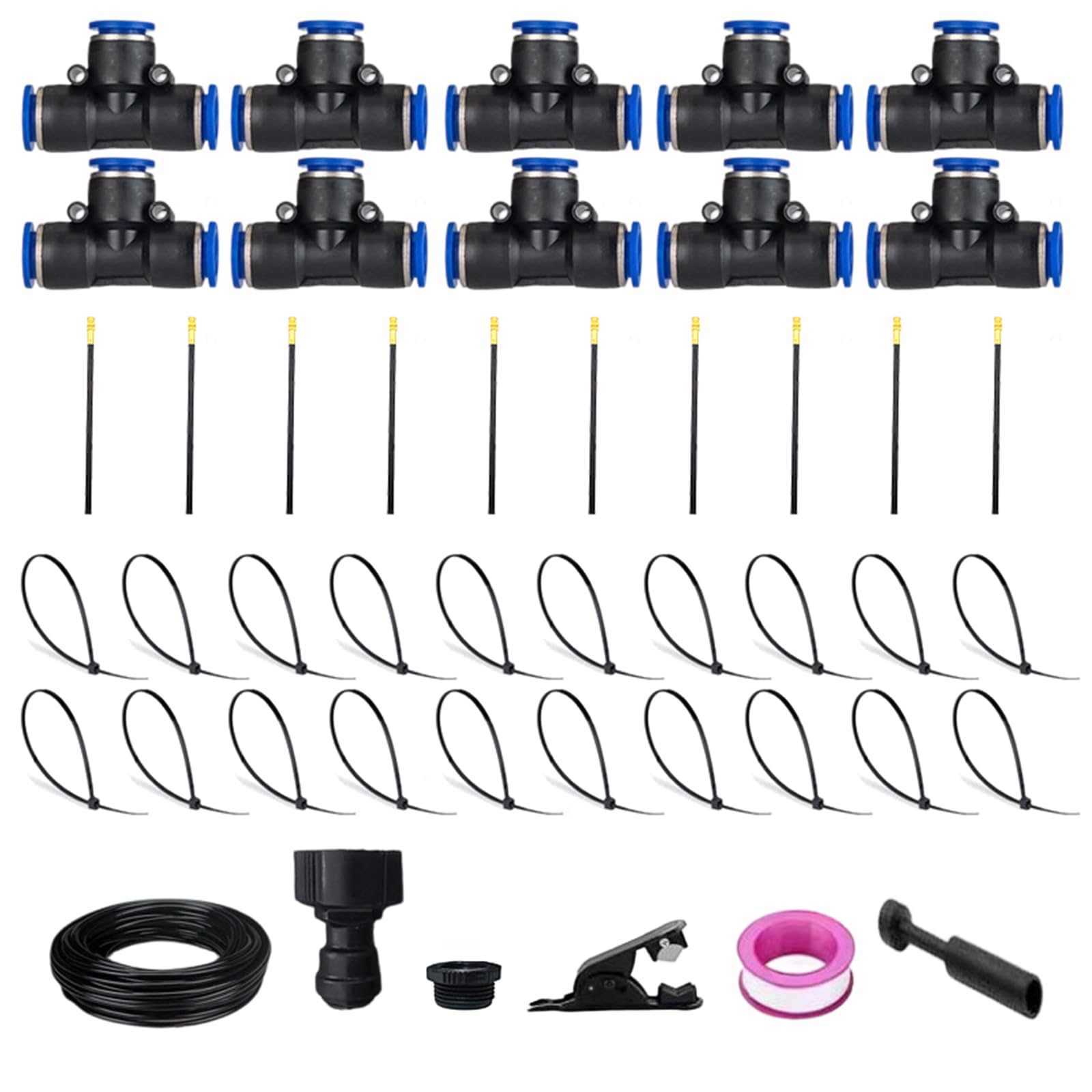 Hredyqw Professional Weather Resistant 360 Degree Rotating Garden Sprinkler Drip Irrigation Set For Greenhouse