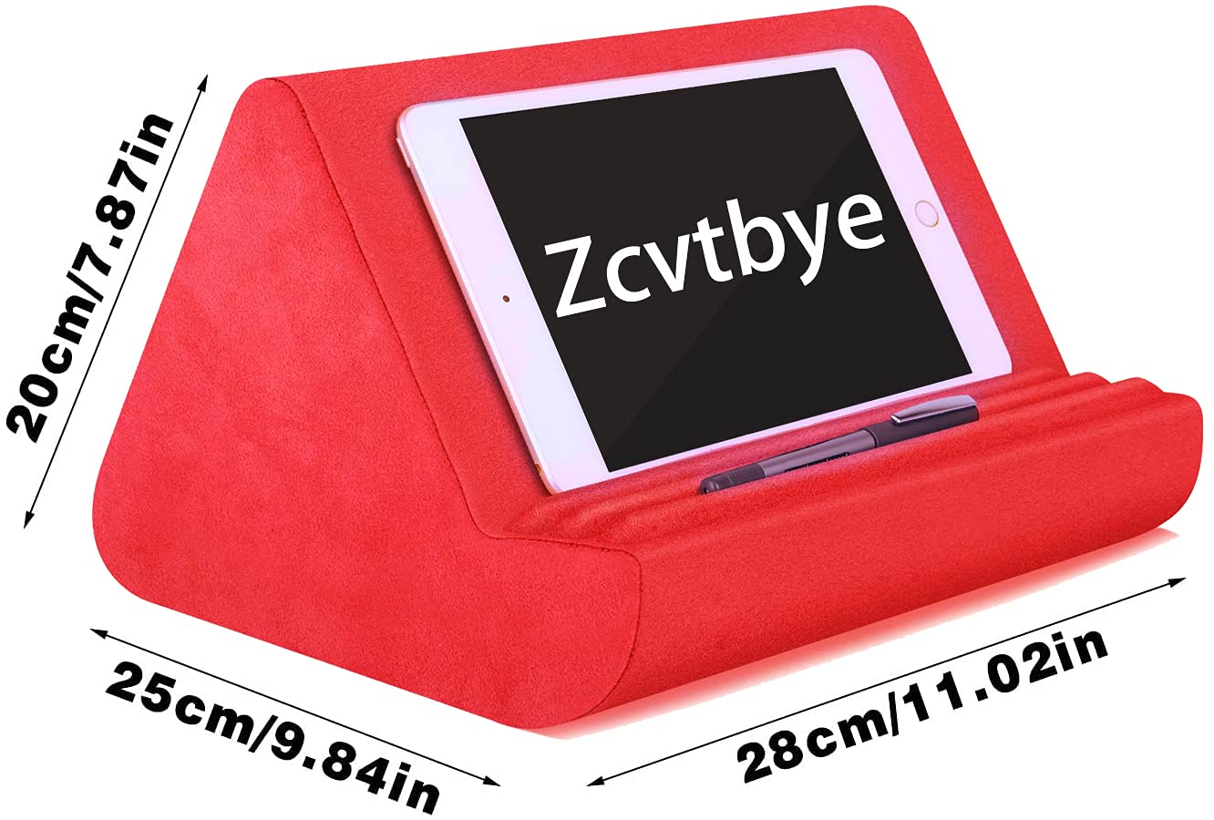 Cuscino Supporto Regolabile Per Tablet 5-12,9 Pollici, Con Ciotola Staccabile, Lavabile