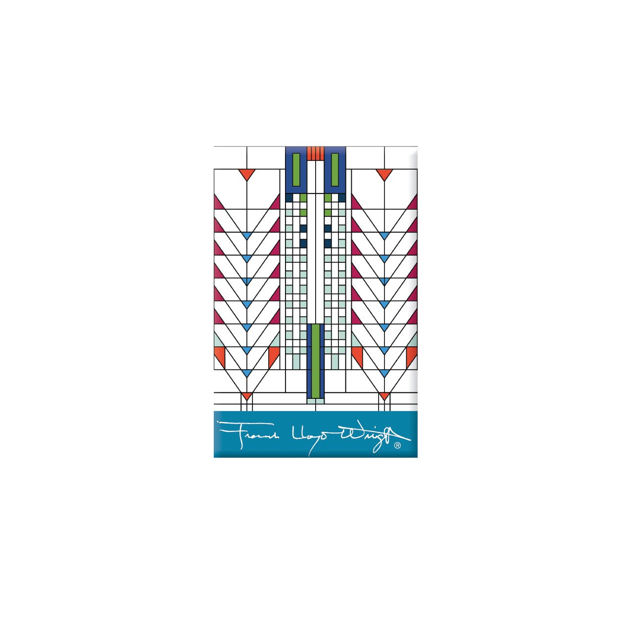 Galison Frank Lloyd Wright Tree Of Life Pen - Black Ink Ballpoint In Hinged Gift Box