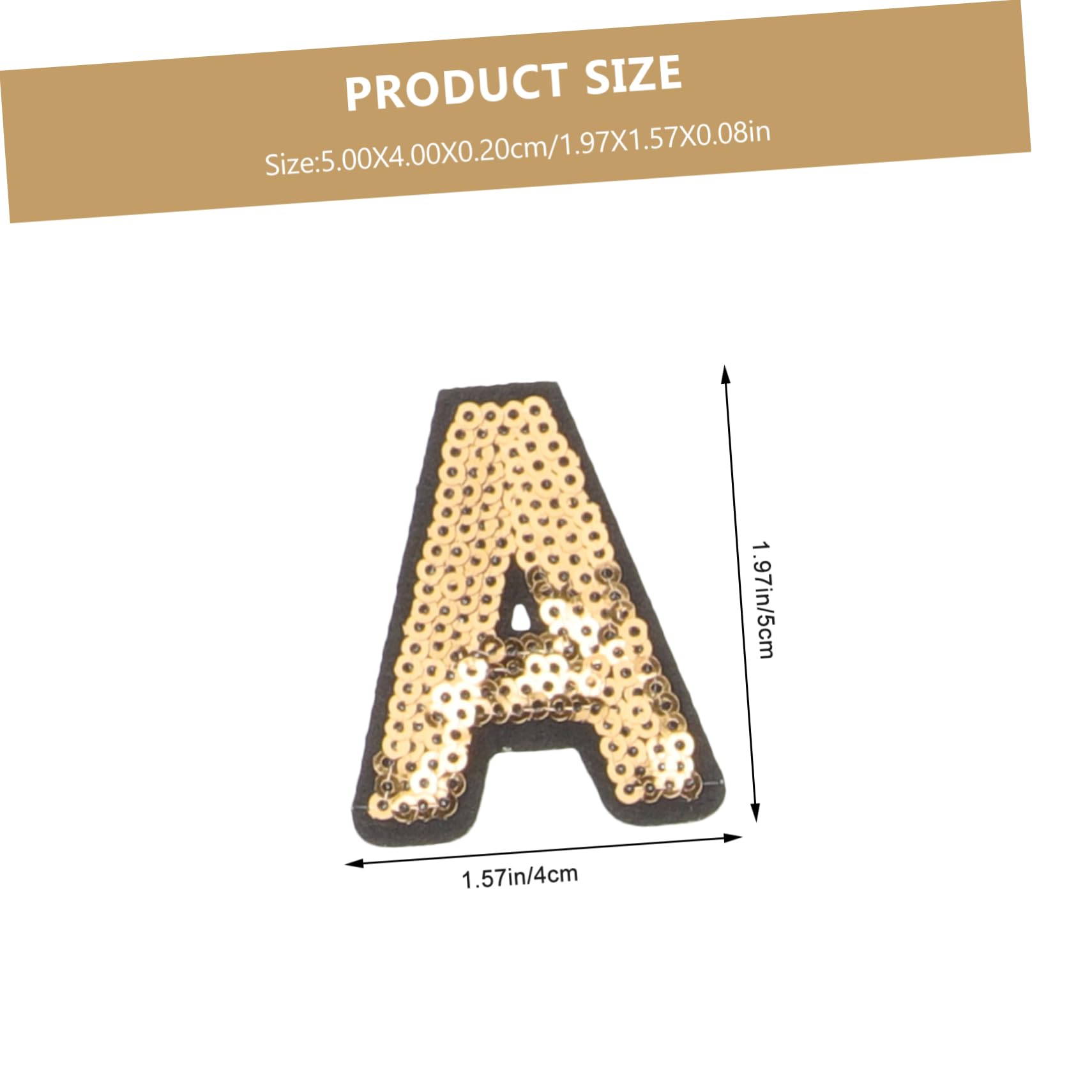 Angoily 2 Set Toppe Ricamate Applique Stile Alphabet Con Colle Termoadesive Per Decorare Abbigliamento E Progetti Fai Da Te 36 Pezzi*2