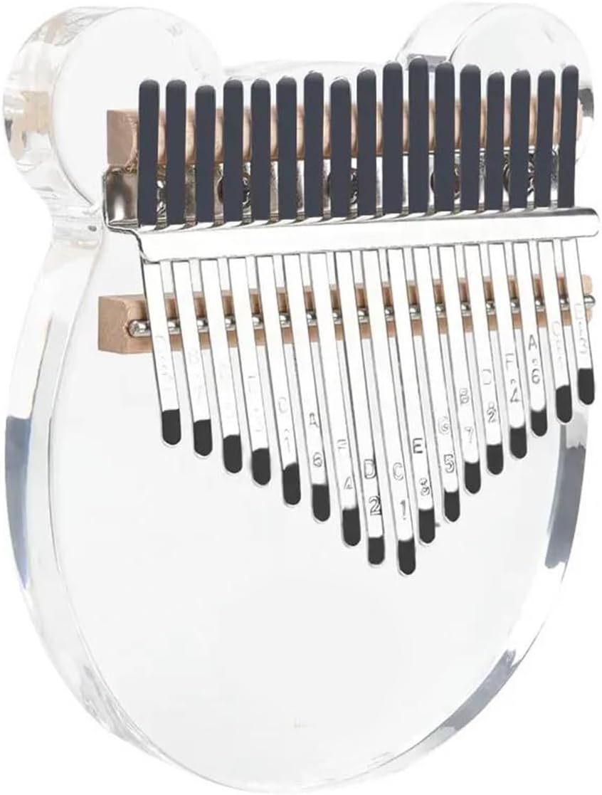 Beginners Kalimba 17 Key Transparent Thumb Piano Portable Kalimba With Tuning Tool