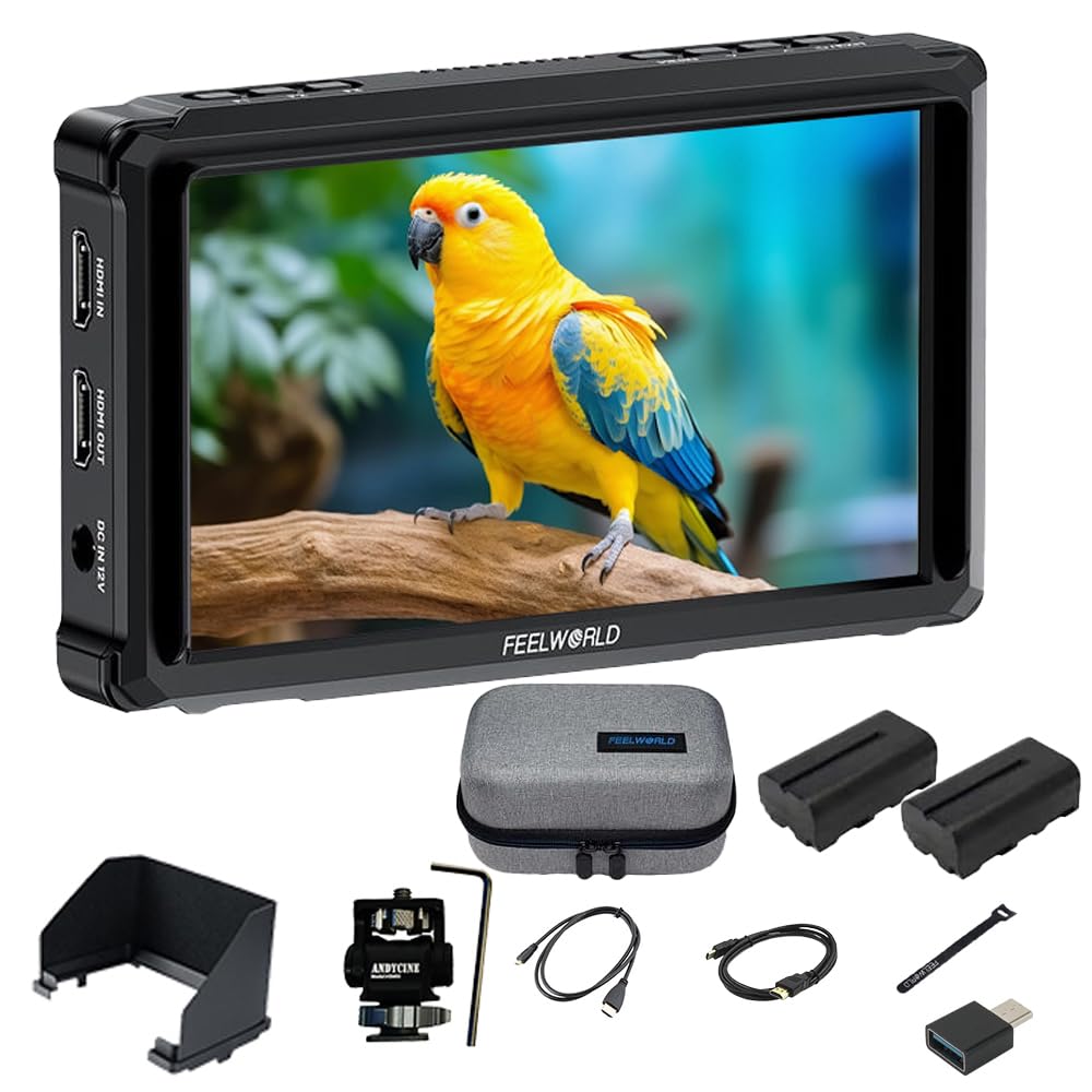 Amazon.com : FEELWORLD FW568 Pro 6 Inch DSLR Mirrorless Camera