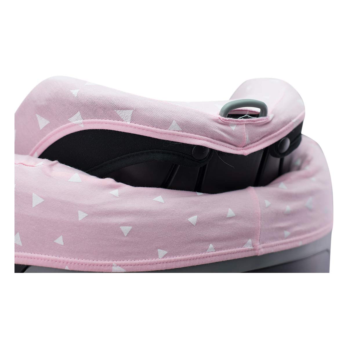 JYOKO KIDS Rivestimento per seggiolino auto in cotone compatibile con Recaro Zero e Recaro Optiafix (Pink Sparkles)