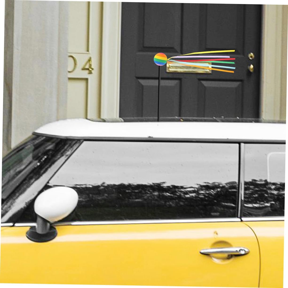 4pcs Car Antenna Ball Decorations Weatherproof Car Antenna Topper Easy Install
