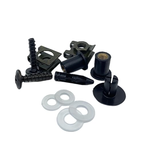 Miniatura 4 de Kit de pernos de carenado de motocicleta, 210 piezas, aleación de aluminio, tornillos M5 M6, tornillos universales coloridos, kit de clips de tuerca