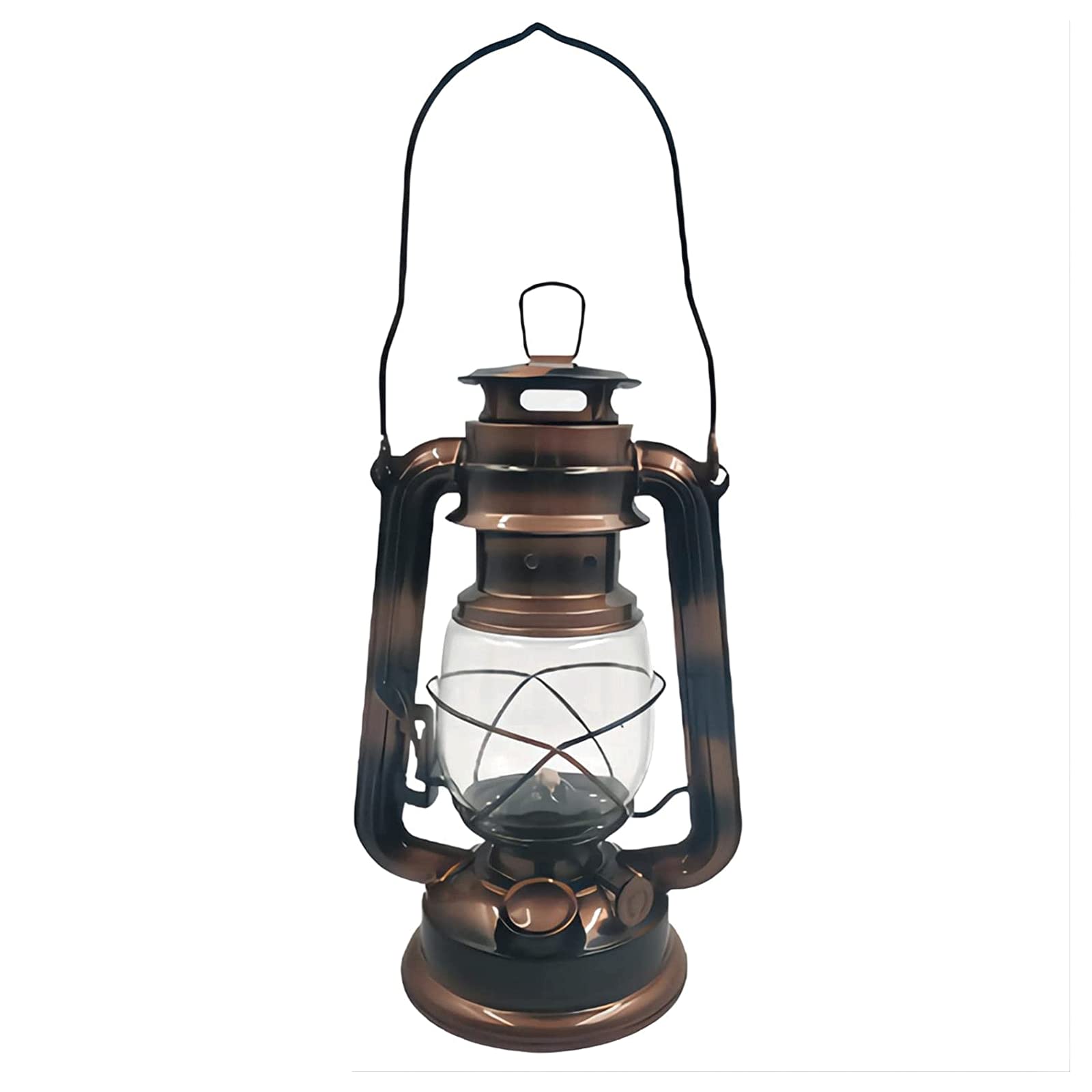 Kerosene Lamps, Oil Lamp Hanging Hurricane Lantern for Indoor and Outdoor Use Patio Decoration(Bronze)