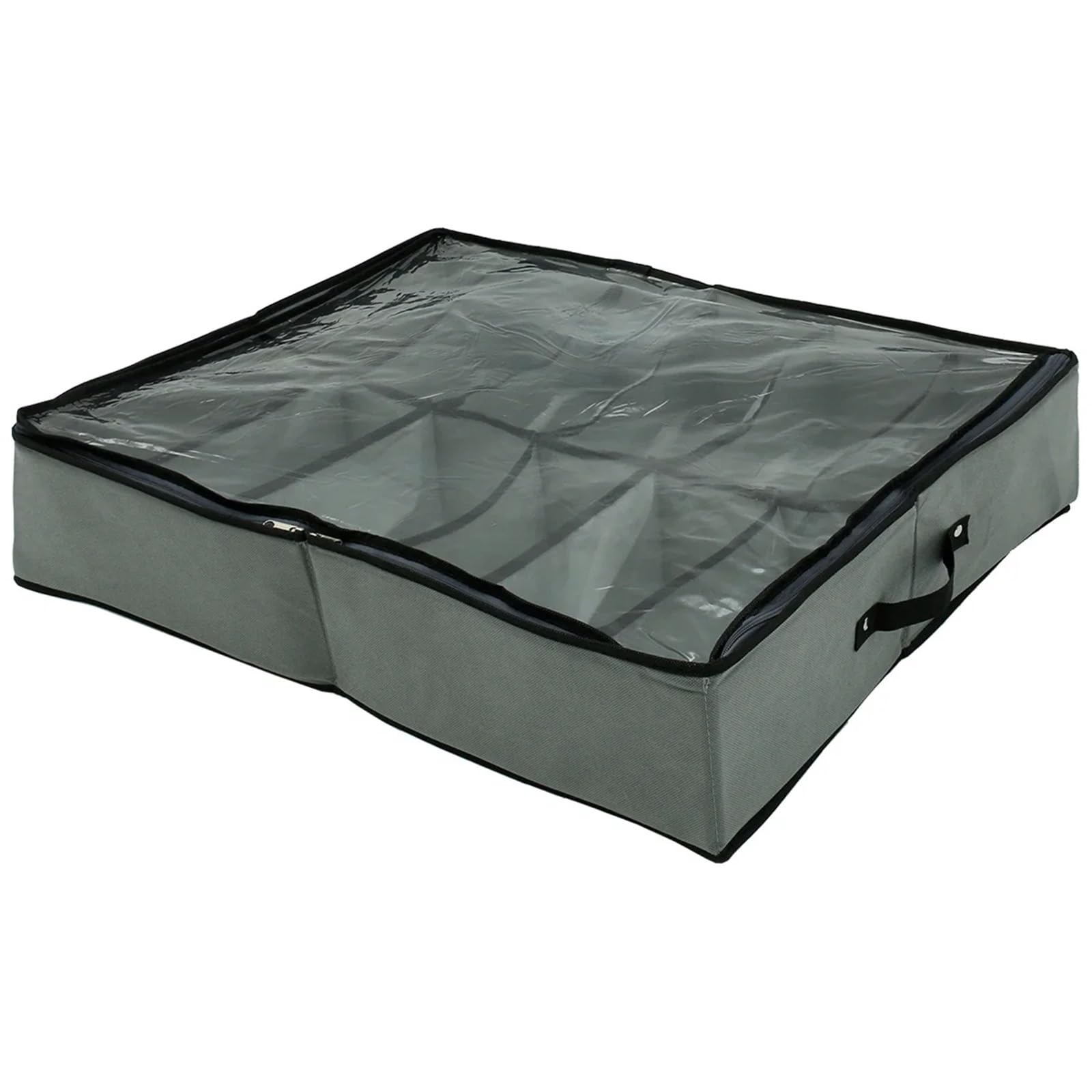 Organizzatore Di Scarpe Sotto Il Letto Borse portascarpe sottoletto Scatola portascarpe sottoletto di grande capacità da 45 litri con manici rinforzati e coperchio trasparente Per Risparmiare Spazio